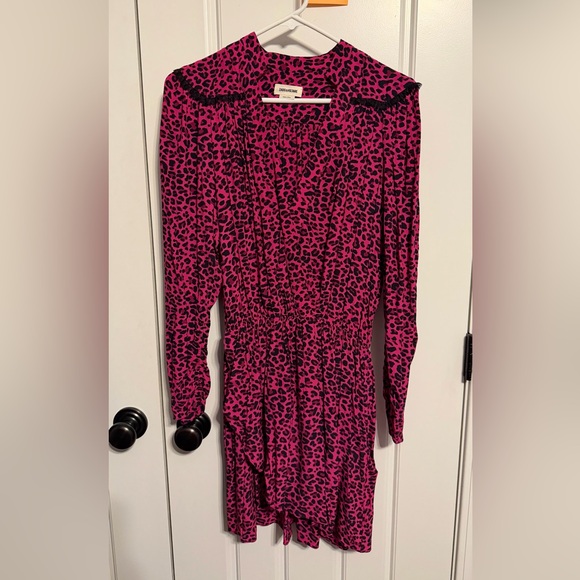 Pink Leopard Print Dress - Picture 6 of 8